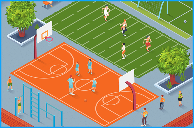 Outdoor sports facilities
